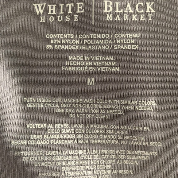 🕘 WHITE HOUSE BLACK MARKET SIZE MED - Picture 5 of 5
